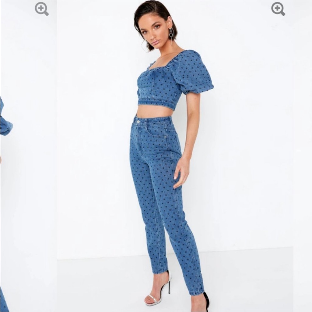Mossman 2 Piece Tainted Love Denim Set Size 2